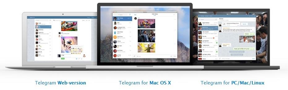 Версии Телеграмма для Windows, Mac и онлайн